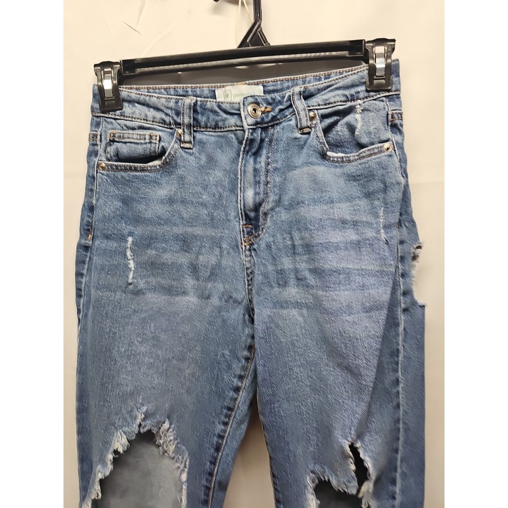 Celebrity Pink Women's Regeneration Slim Blue Denim Jeans Distressed Size 3 - Picture 5 of 16